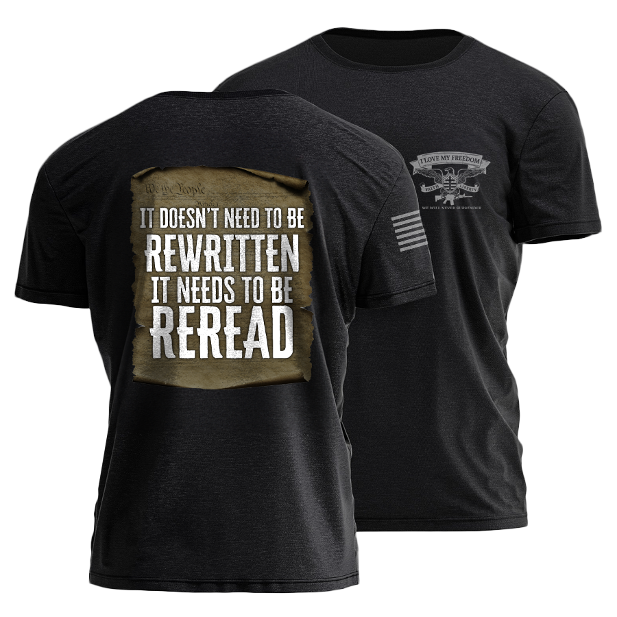 Re-Read The Constitution Tee - 3041