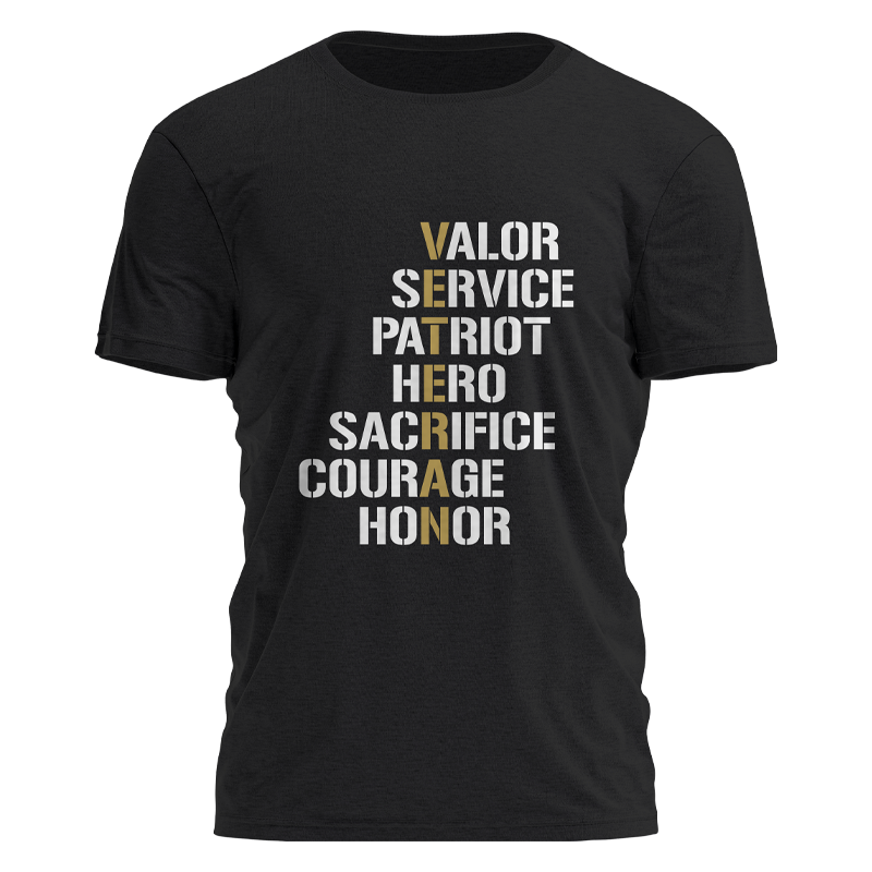 Valor Veteran Shirt Tee