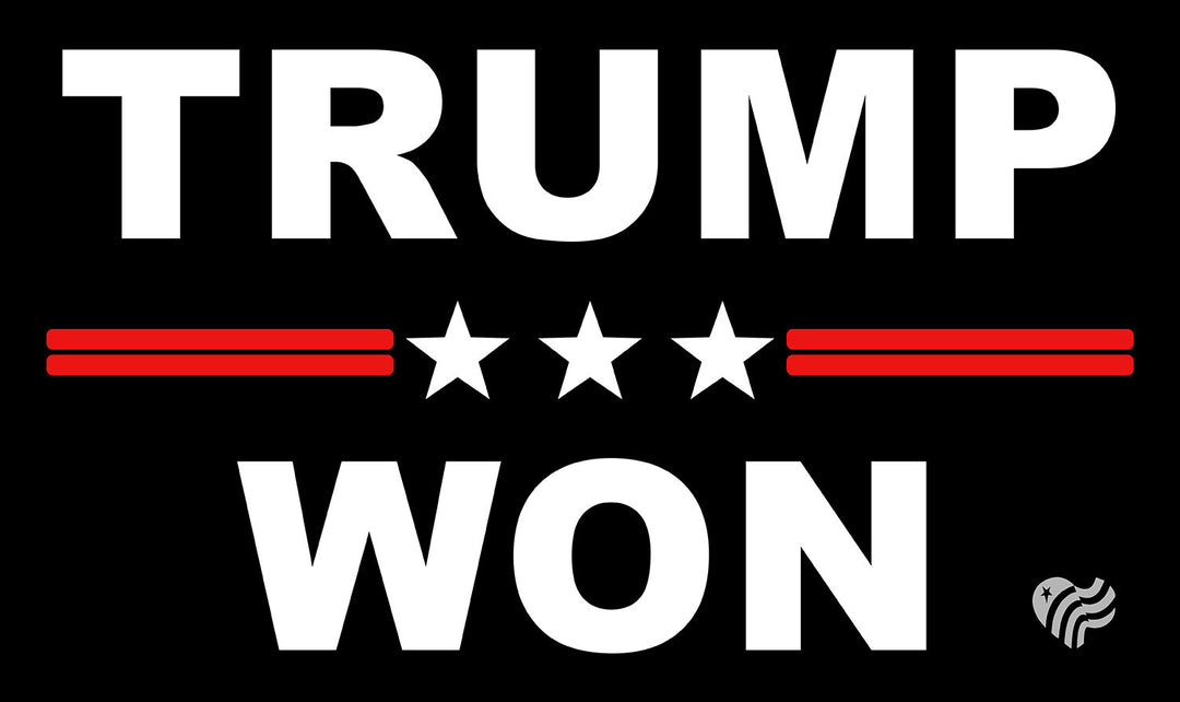 Trump Won Sticker