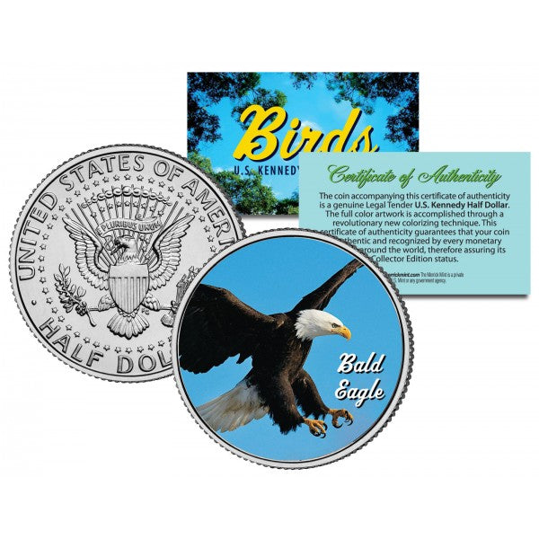 Bald Eagle JFK Half Dollar