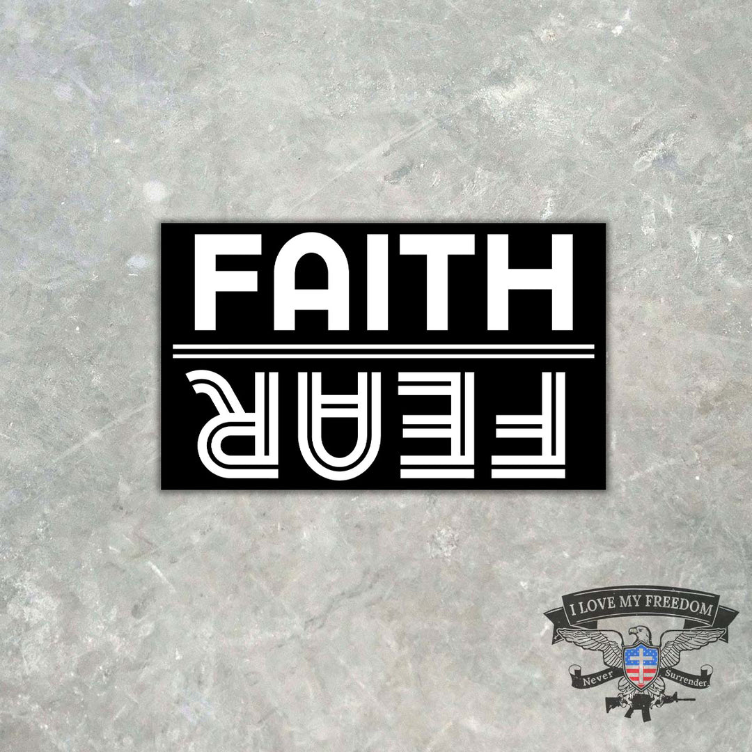 Faith Over Fear Decal