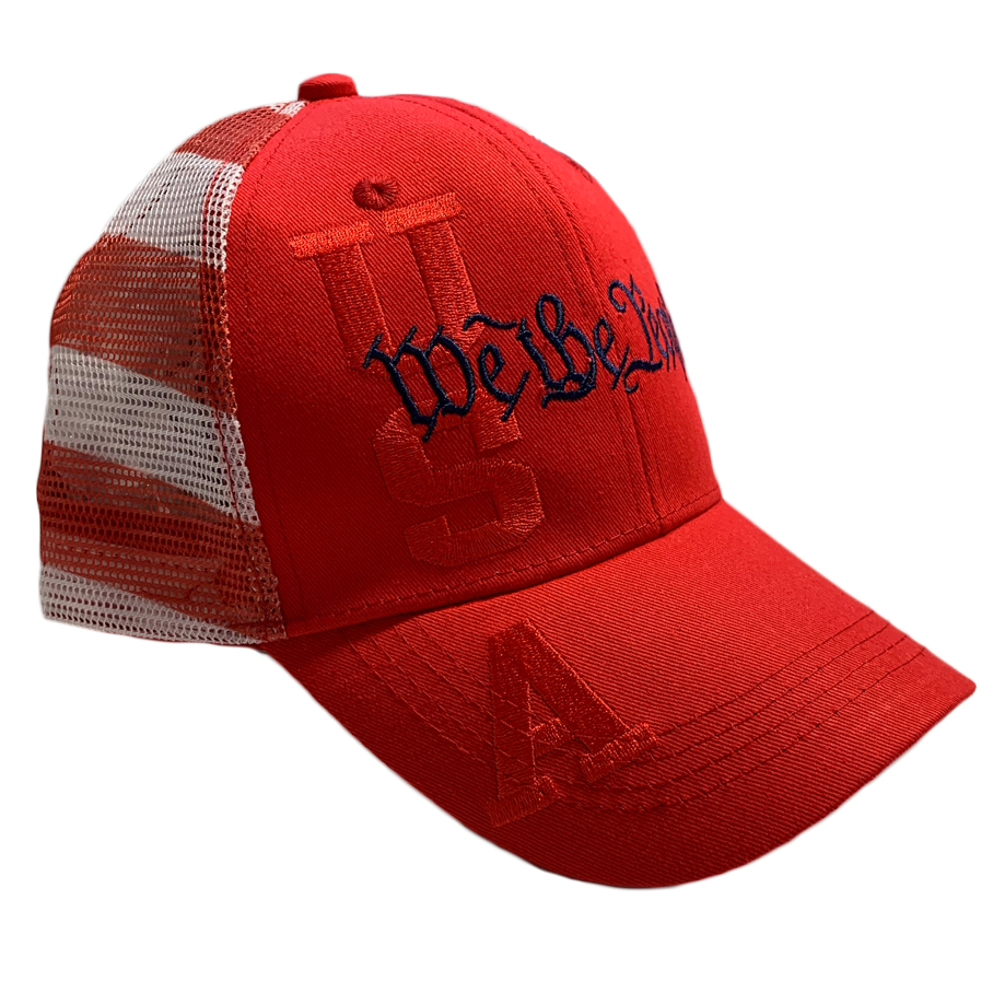 We The People Flag Mesh Hat