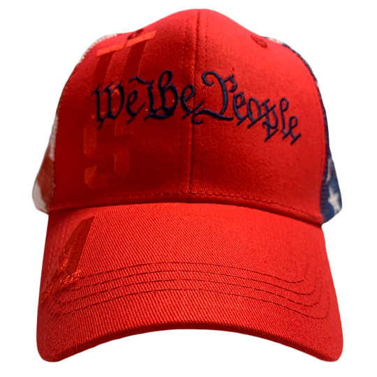 We The People Flag Mesh Hat