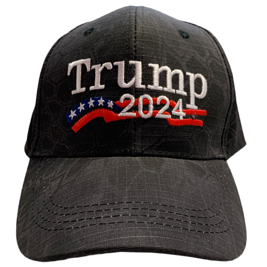 Dark Camo TRUMP 2024 Hat I Love My Freedom