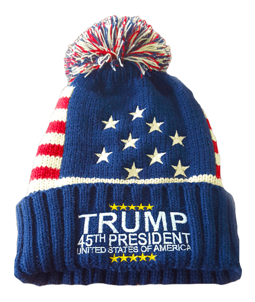 Trump 45th President Winter Beanie - I Love My Freedom