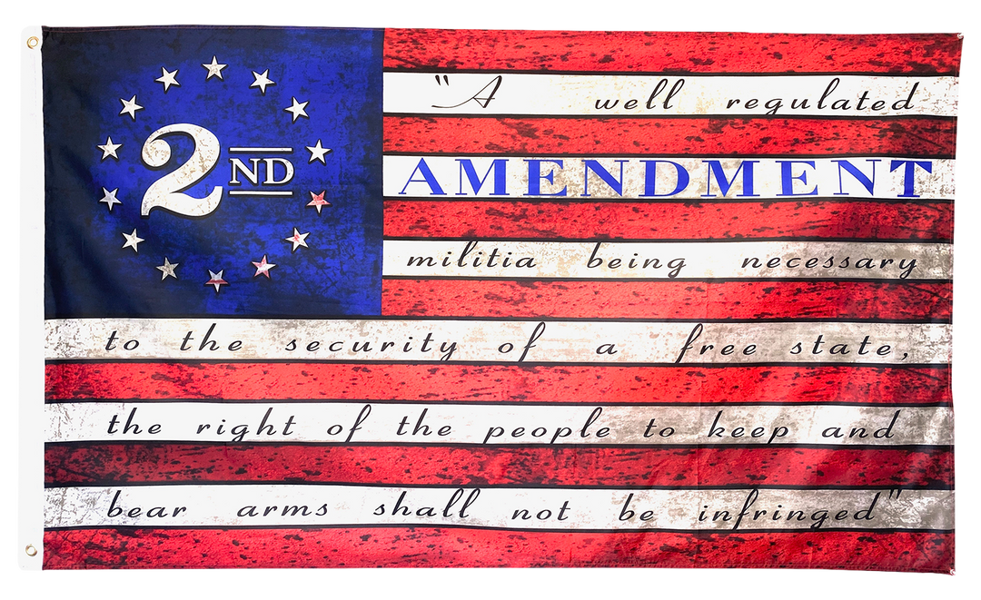 2nd Amendment Flag - I Love My Freedom