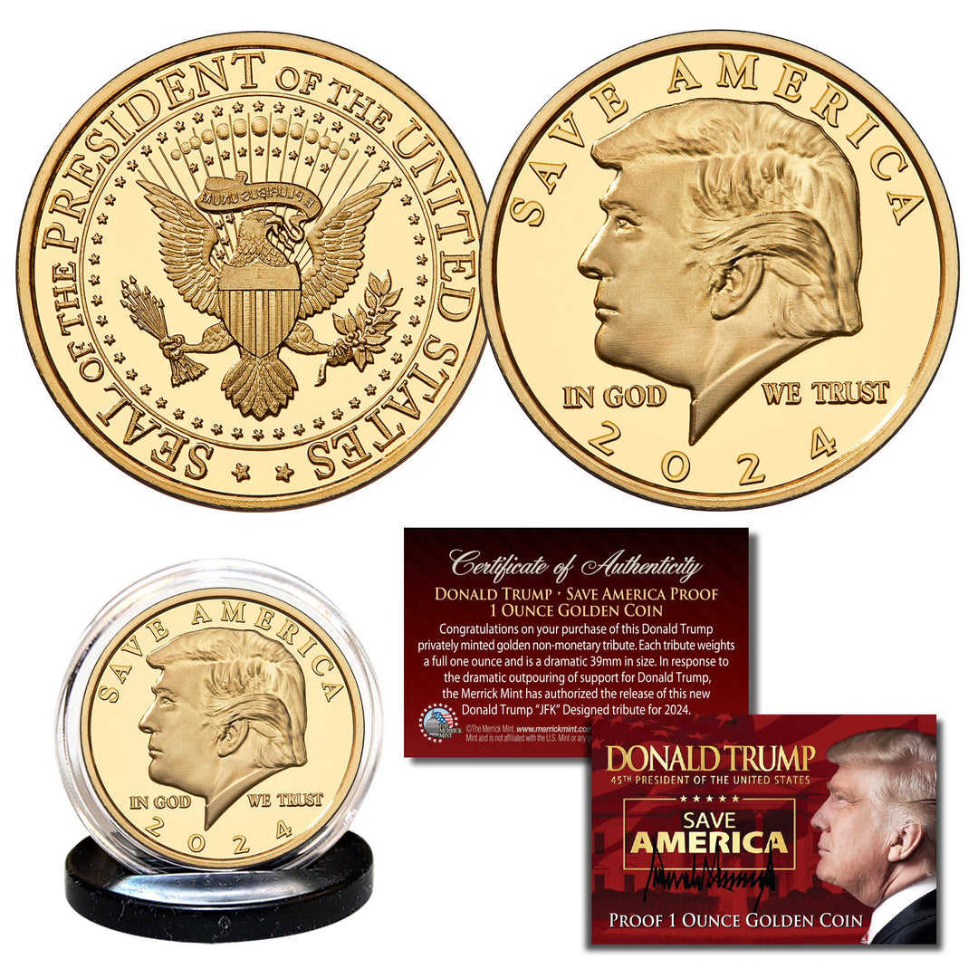 Donald Trump Save America Tribute Coin