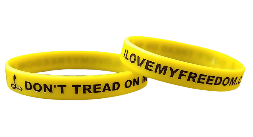 Don't Tread On Me Wristband - I Love My Freedom