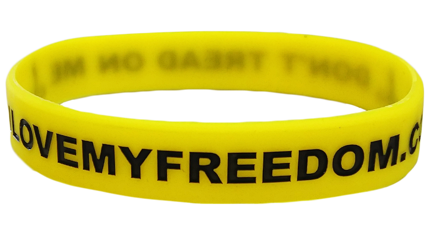Don't Tread On Me Wristband - I Love My Freedom