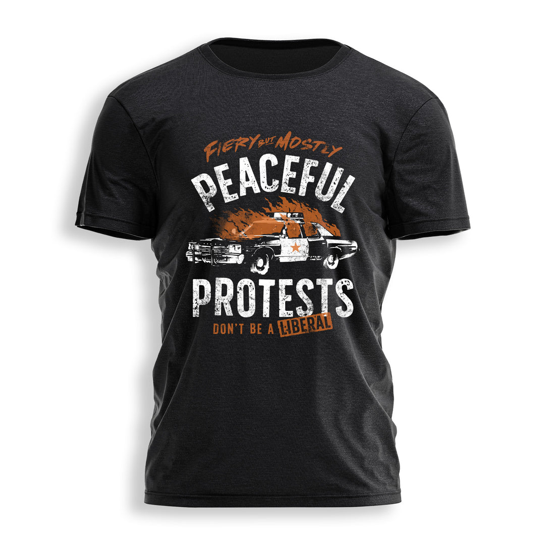 FIERY BUT MOSTLY PEACEFUL Tee