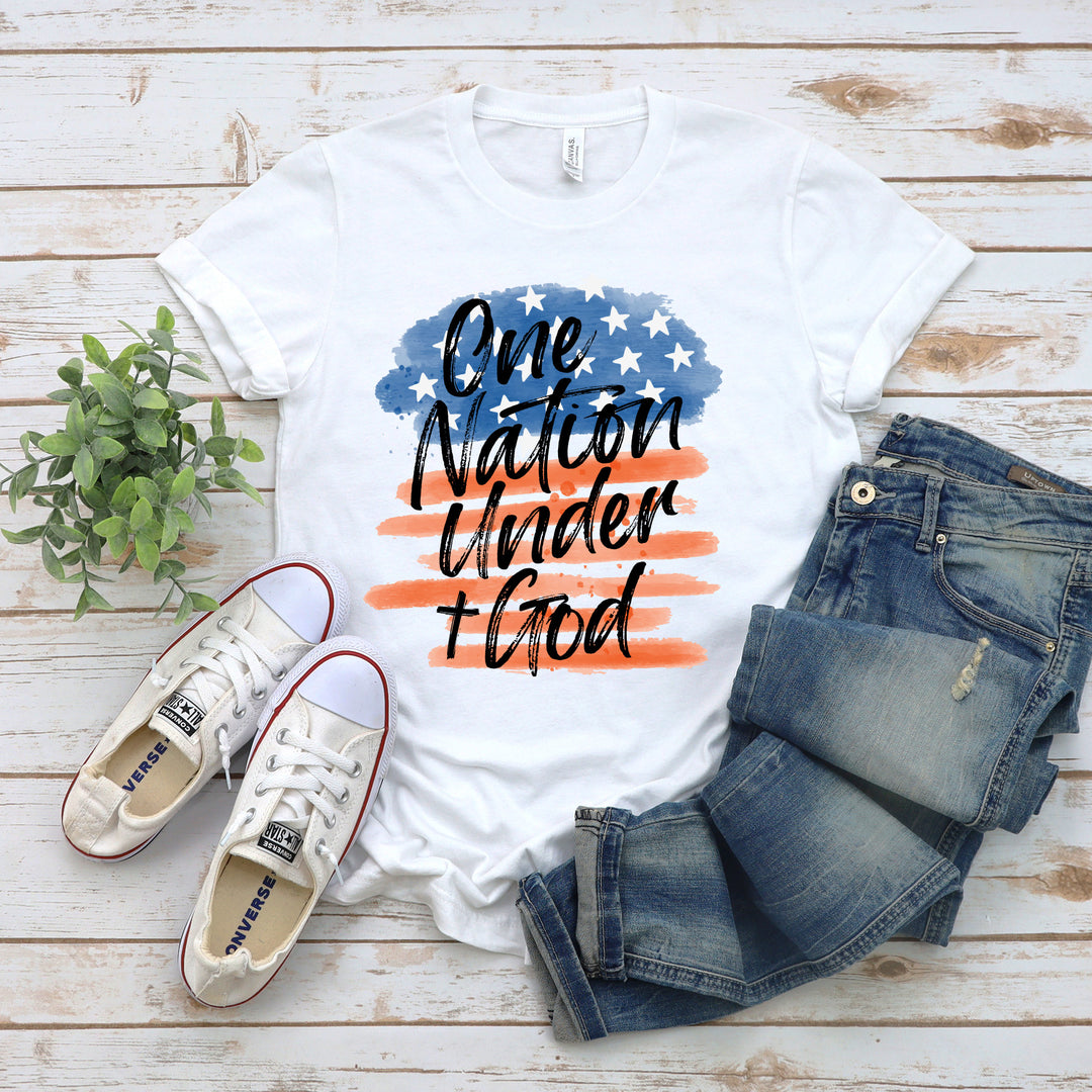 ONE NATION UNDER GOD WOMENS Tee