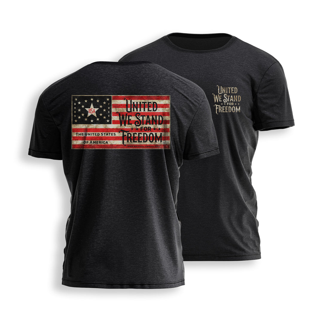 UNITED WE STAND FOR FREEDOM Tee