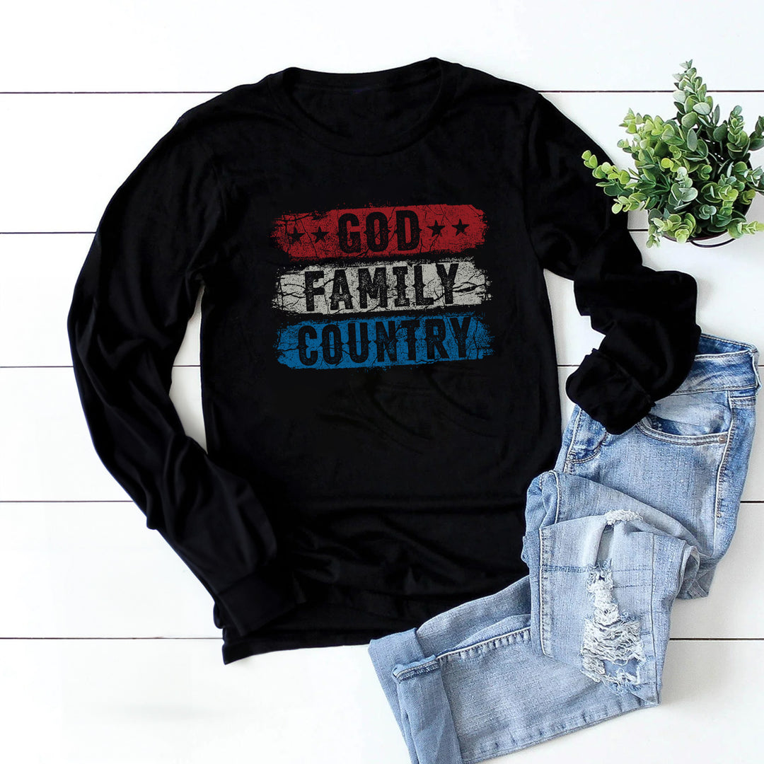 God Family Country Long Sleeve
