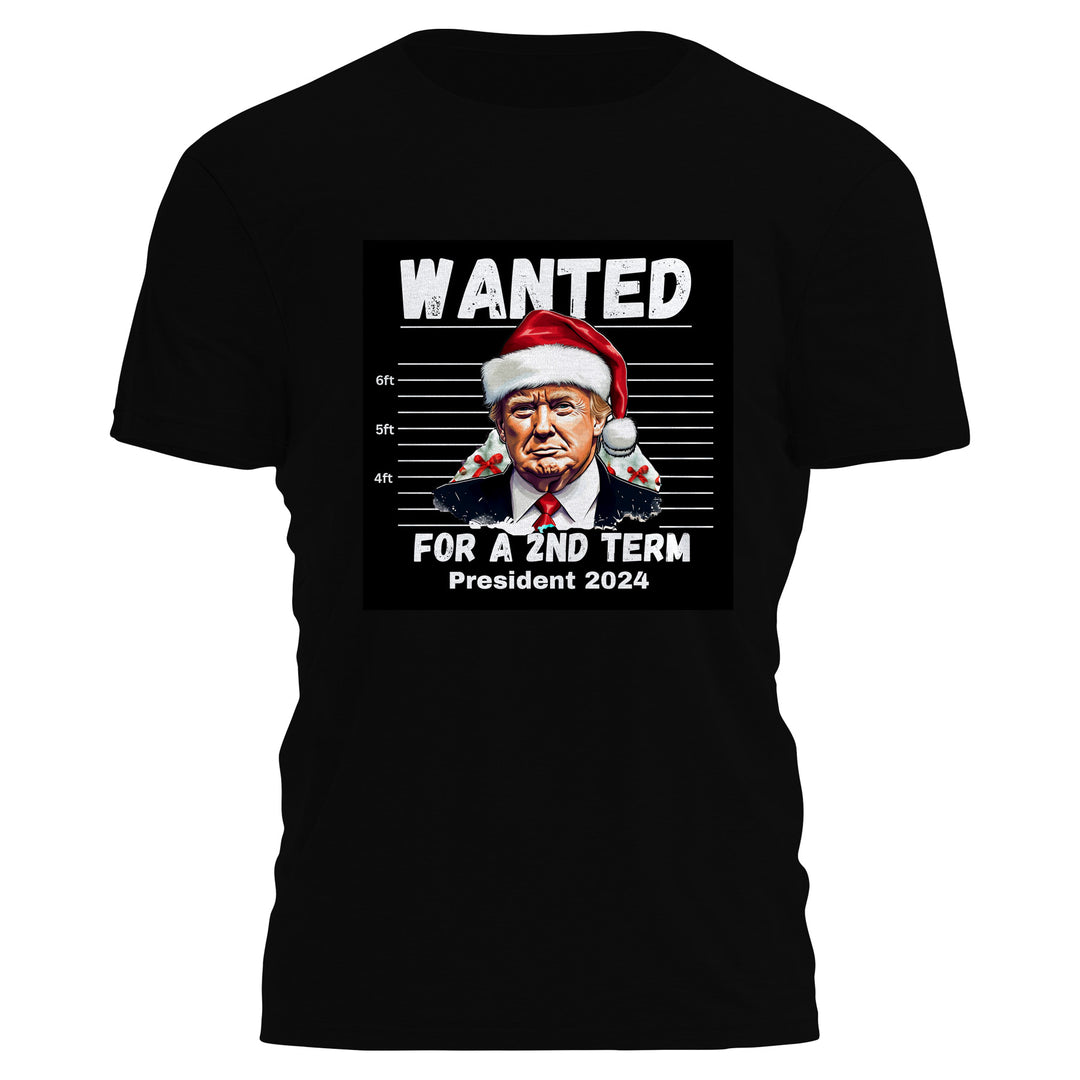Wanted for a 2nd Term Christmas Shirt Tee