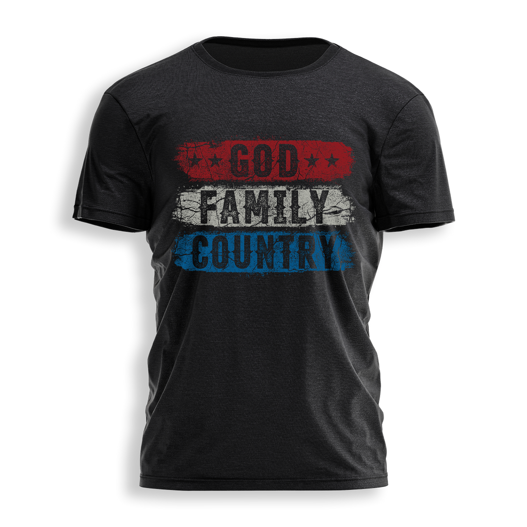 GOD, FAMILY, COUNTRY Tee