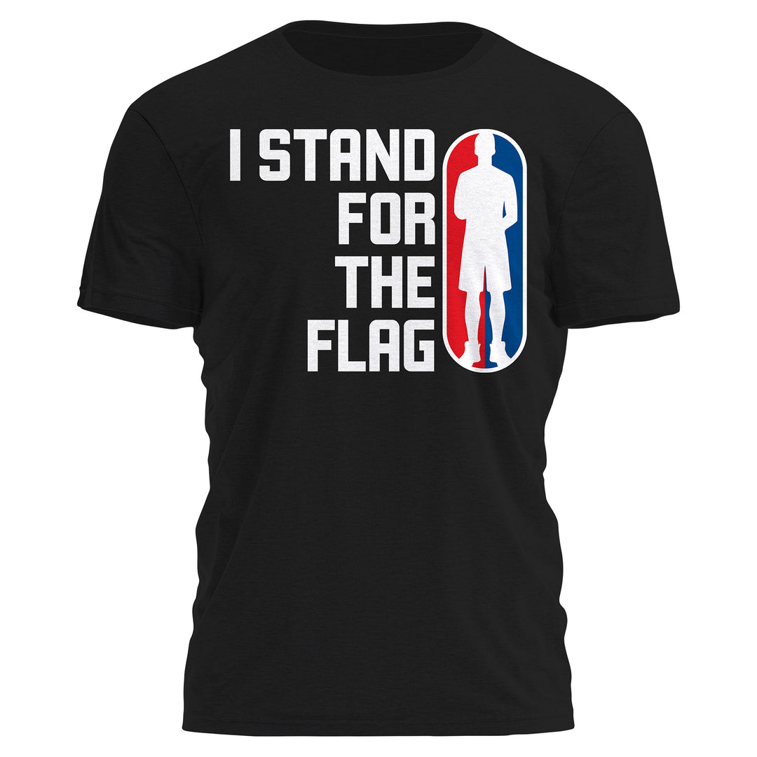 I STAND FOR THE FLAG RED WHITE BLUE LOGO Tee