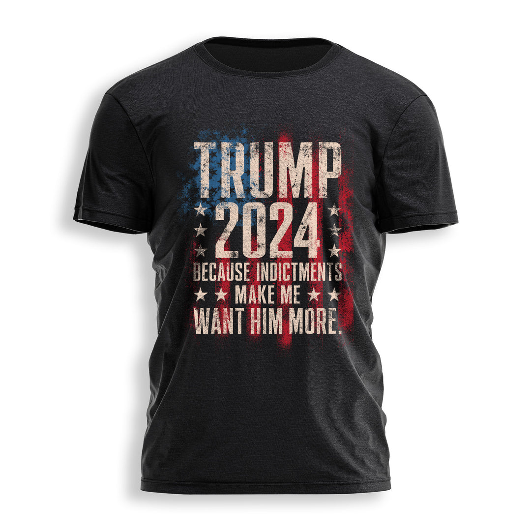 TRUMP 2024 INDICTMENT FLAG Tee