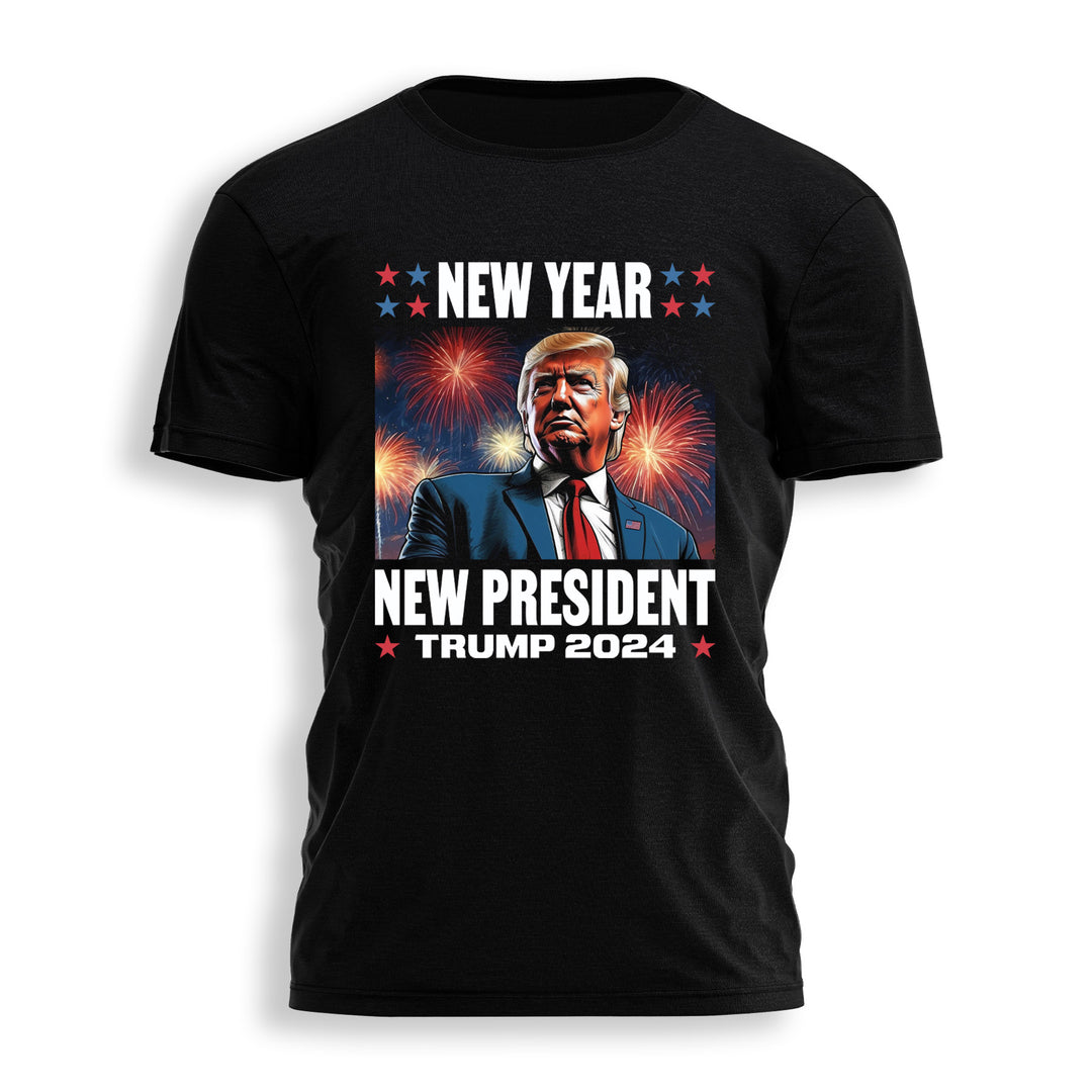 NEW YEAR NEW PRESIDENT TRUMP 2024 Tee