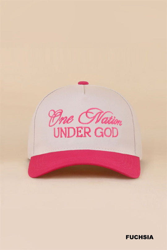 One Nation Under God Cotton Hat (6 colors)