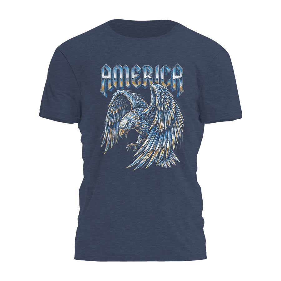 America - Metal Eagle Tee - 4948
