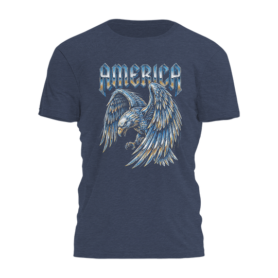 America - Metal Eagle Tee - 4948