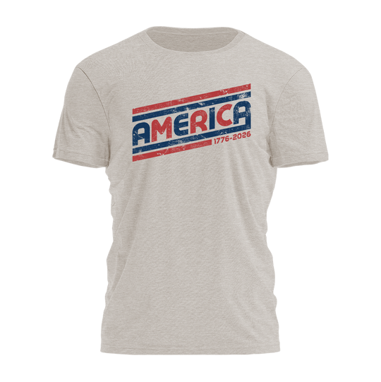 America - Retro Type Tee - 4899