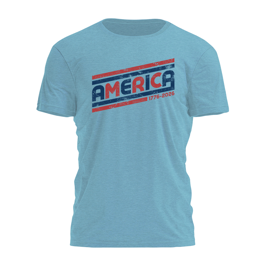 America - Retro Type Tee - 4899