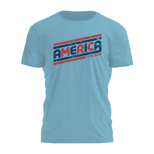 America - Retro Type Tee - 4899