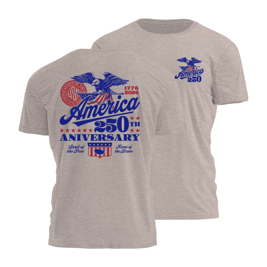 America 250 - Eagle Stacked Tee - 4672