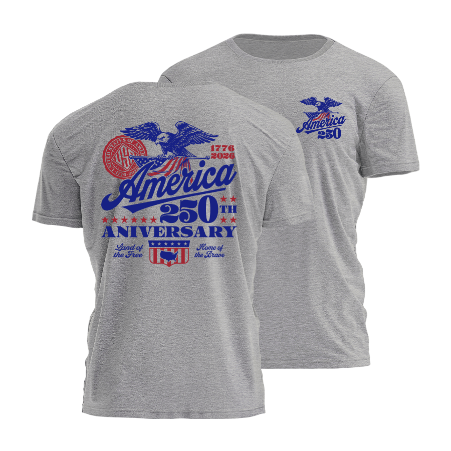 America 250 - Eagle Stacked Tee - 4672