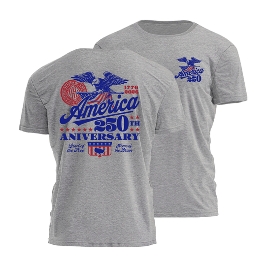 America 250 - Eagle Stacked Tee - 4672
