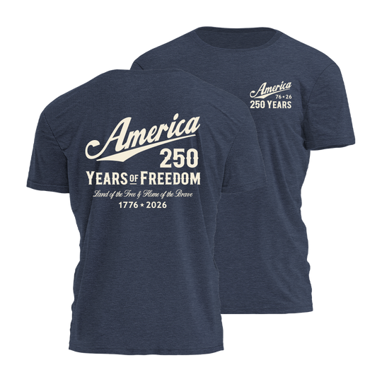 250 Years Of Freedom - Retro Tee - 4721