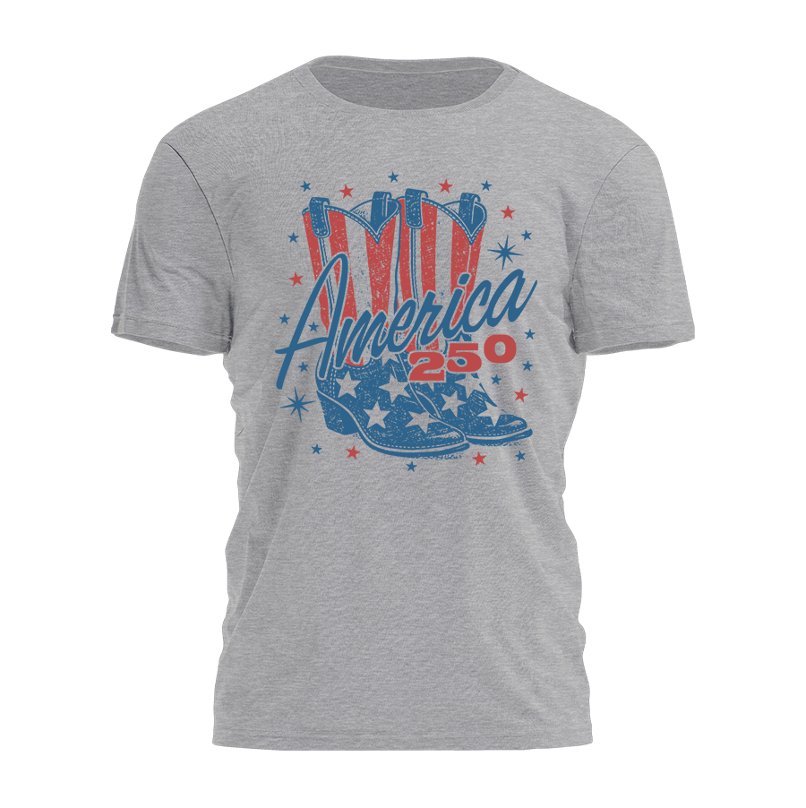 America 250 - Western Boots Tee - 4704