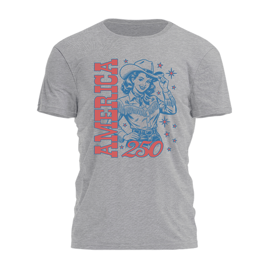 America 250 - Western Girl Tee - 4566