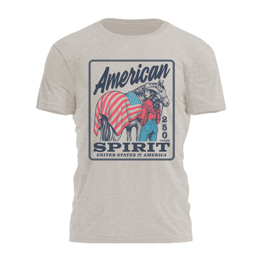 American Spirit - Retro Tee - 4851