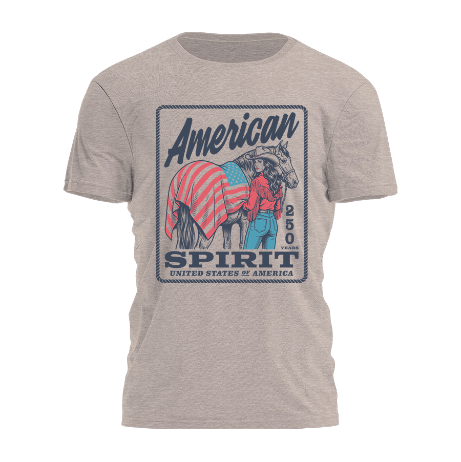 American Spirit - Retro Tee - 4851