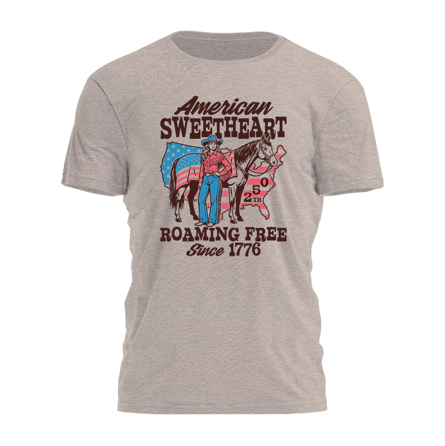 American Sweetheart - Retro Tee - 4888