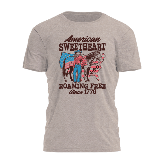 American Sweetheart - Retro Tee - 4888