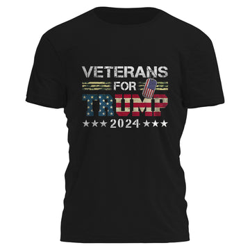 Veterans For Trump 2024 Tee Tee