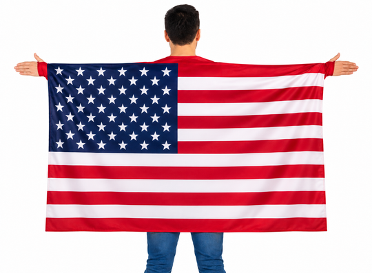 American Flag Shawl
