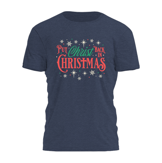 Christ Back In Christmas Tee - 4364