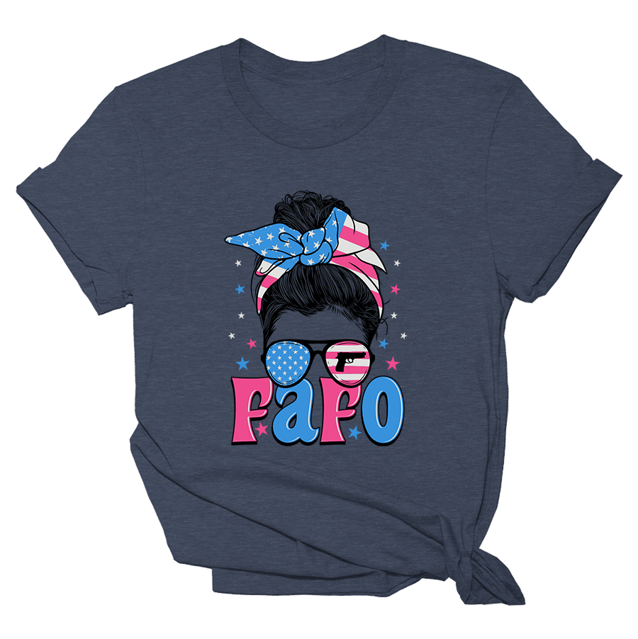 FAFO - Messy Bun Tee - 4466