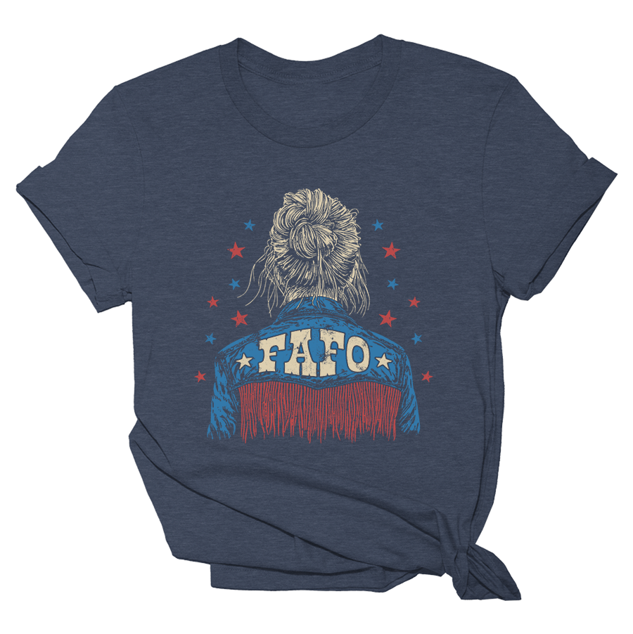 FAFO - Messy Bun Western Tee - 4494