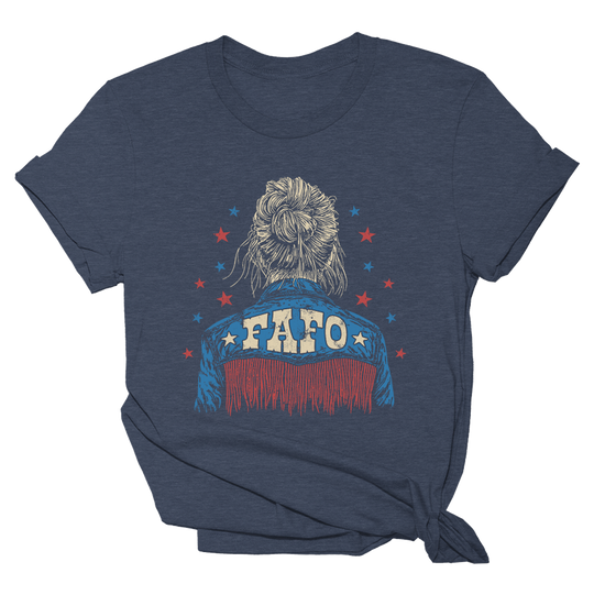 FAFO - Messy Bun Western Tee - 4494