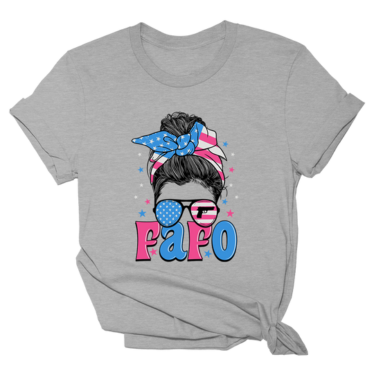 FAFO - Messy Bun Tee - 4466