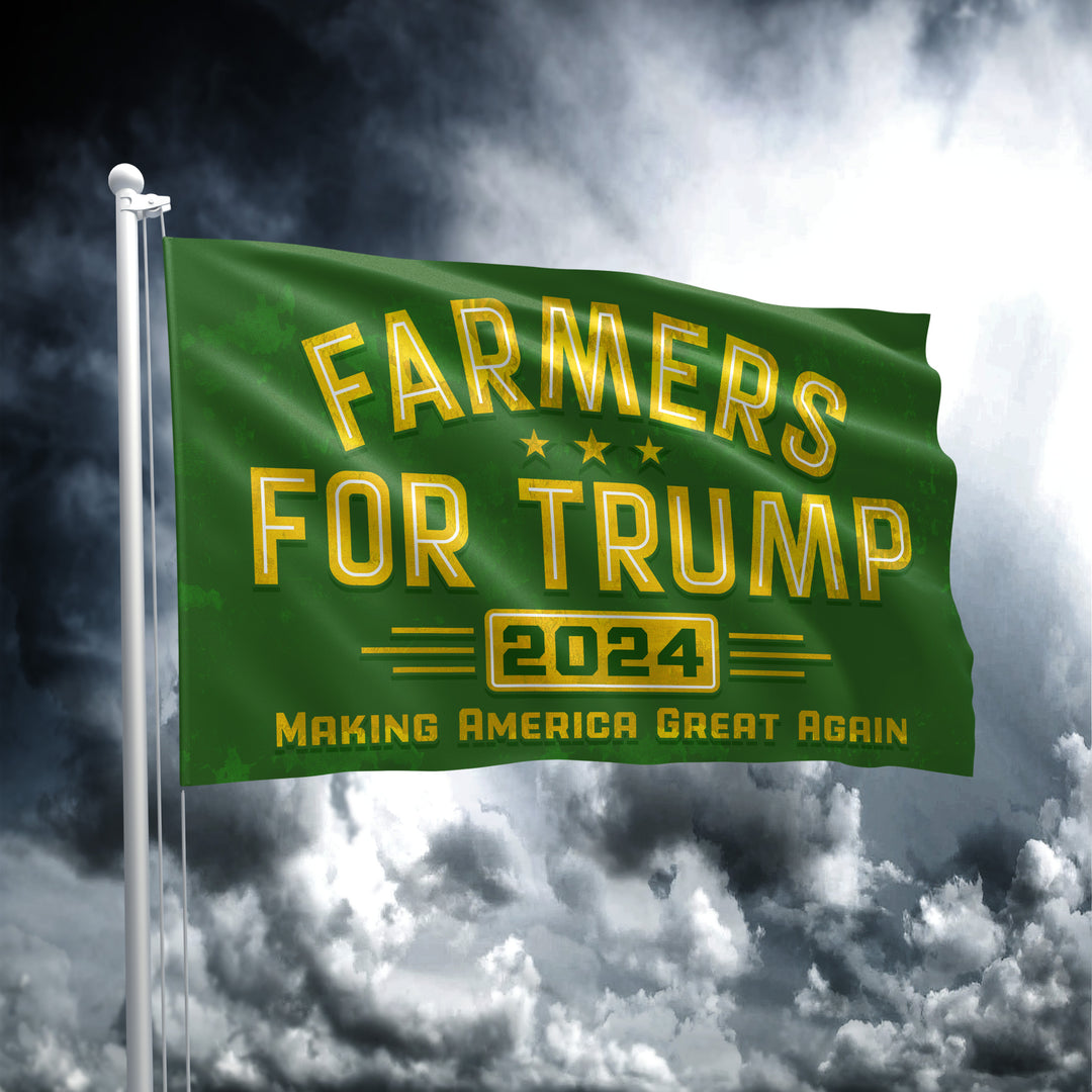 Farmers For Trump - Flag