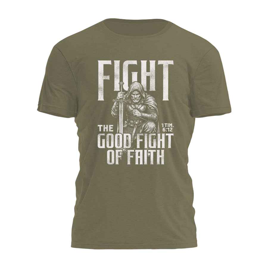 Fight The Good Fight Tee - 4813
