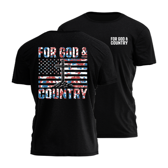 For God & Country Tee - 4743
