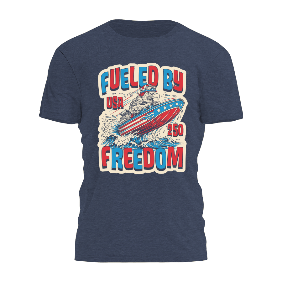 Fueled By Freedom - Eagle Tee - 4876