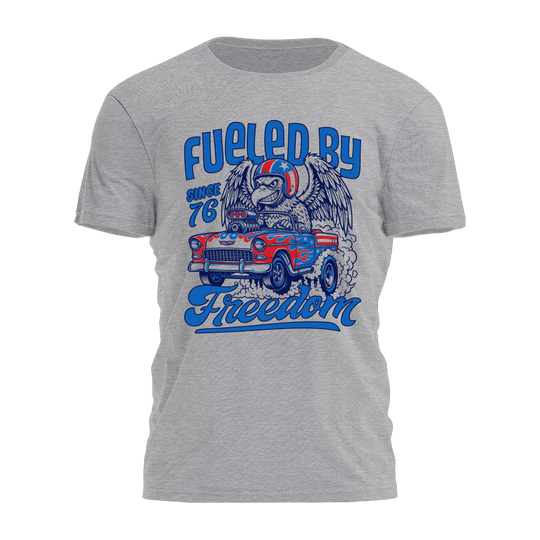 Fueled By Freedom - Hot Rod Eagle Tee - 4873